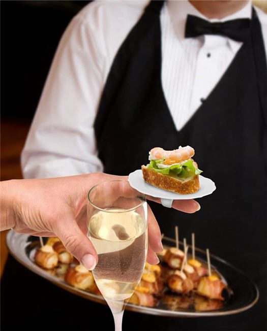 Service mit Fingerfood